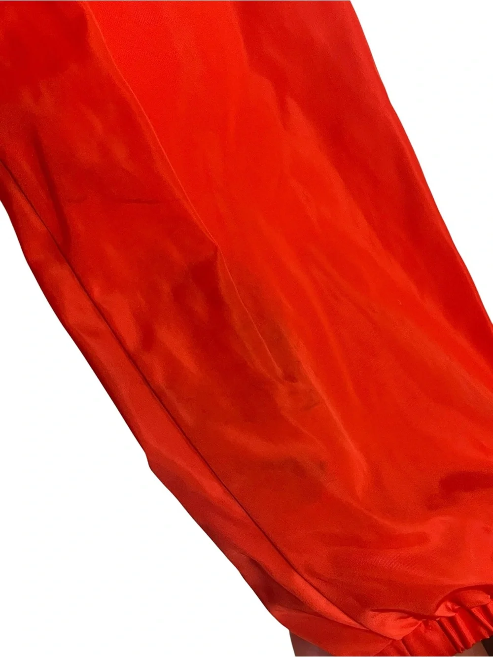 Kate Spade New York | Hooded Red Orange Floral Windbreaker Rain Jacket M